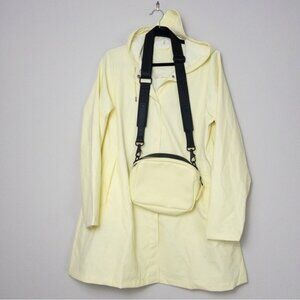 [SET] Rains Aline W Jacket M Womens + Box Bag Crossbody Straw Waterproof Hooded
